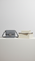 Mini Crossbody Bag Brushed Metal Hardware